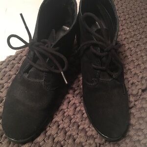 Women’s Black Suede Booties
